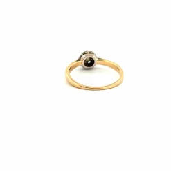 Solitaire Or Jaune diamant