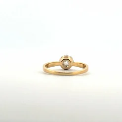 Solitaire Or Jaune diamant