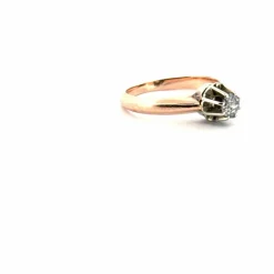 Solitaire Or Jaune Diamant