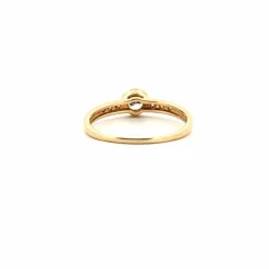 Solitaire Or Jaune Diamants