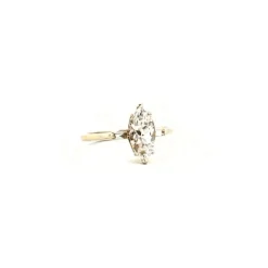 Solitaire Or Jaune Diamant