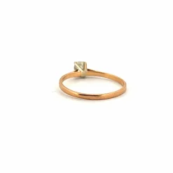 Solitaire Or Jaune et Diamant