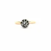 Solitaire Or Jaune 18k & Diamant