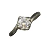 Solitaire platine diamant