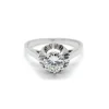Solitaire platine diamant