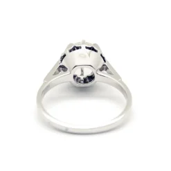 Solitaire platine diamant