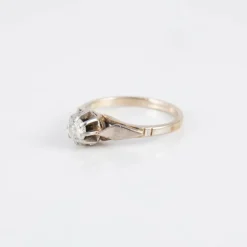 Solitaire platine diamant