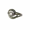 Solitaire Tourbillon Or Blanc Diamant