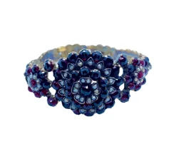 Somptueux bracelet grenat austro-hongrois