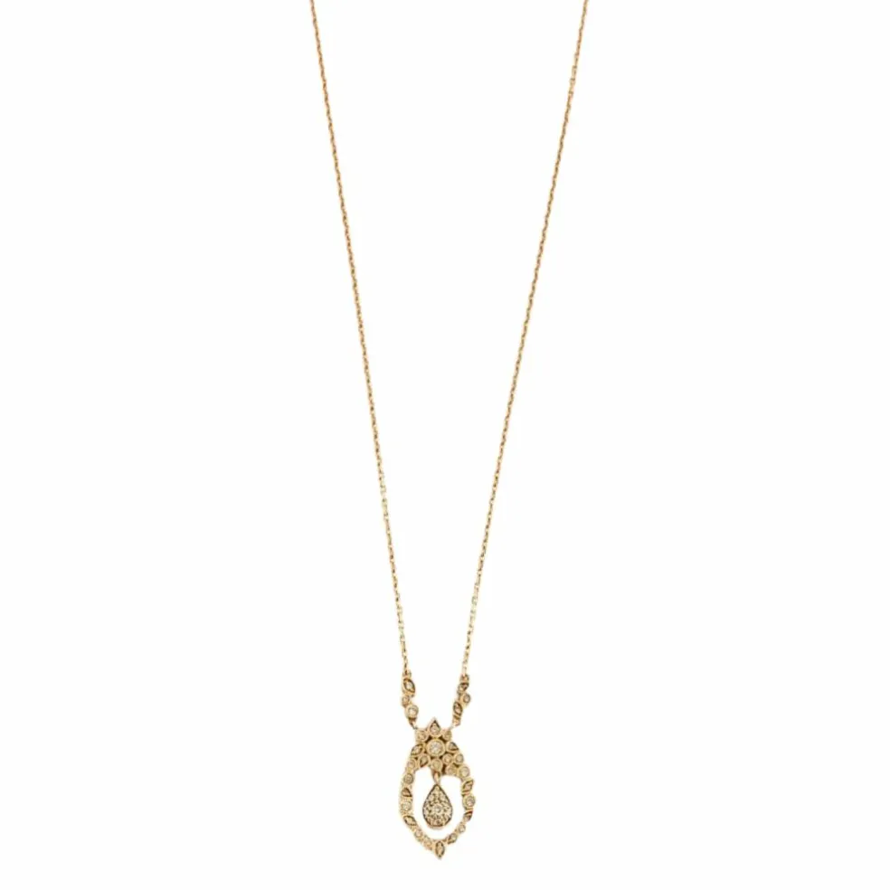 STONE - Jackie - Collier en or rose et diamants