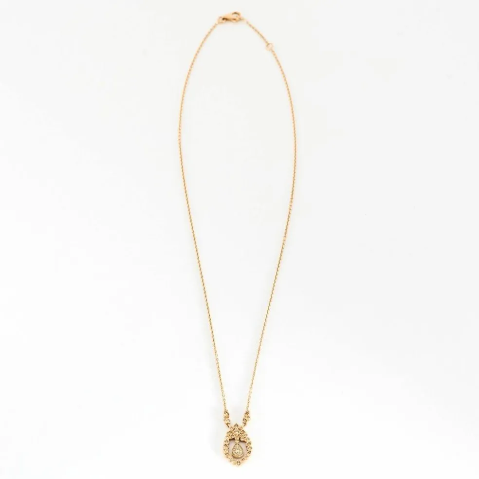 STONE - Jackie - Collier en or rose et diamants