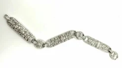 Superbe bracelet italien Art Déco en diamants