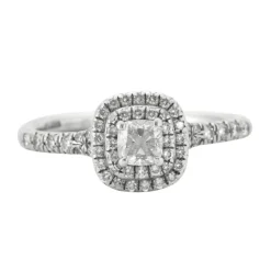TIFFANY - Bague "Soleste" Platine et Diamants