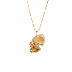 TIFFANY & Co - Collier médaillon coeur en or rose et diamants