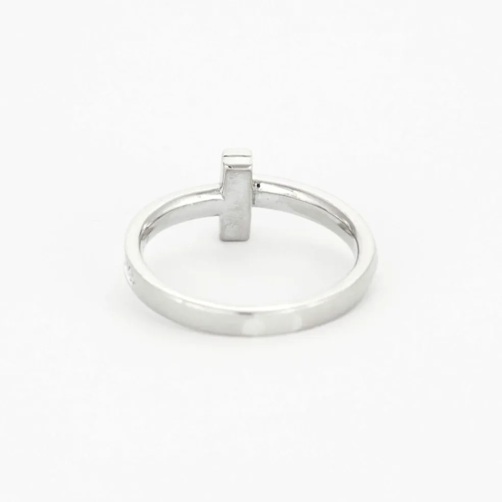 TIFFANY & CO - T1 - Bague en Or blanc et Diamants