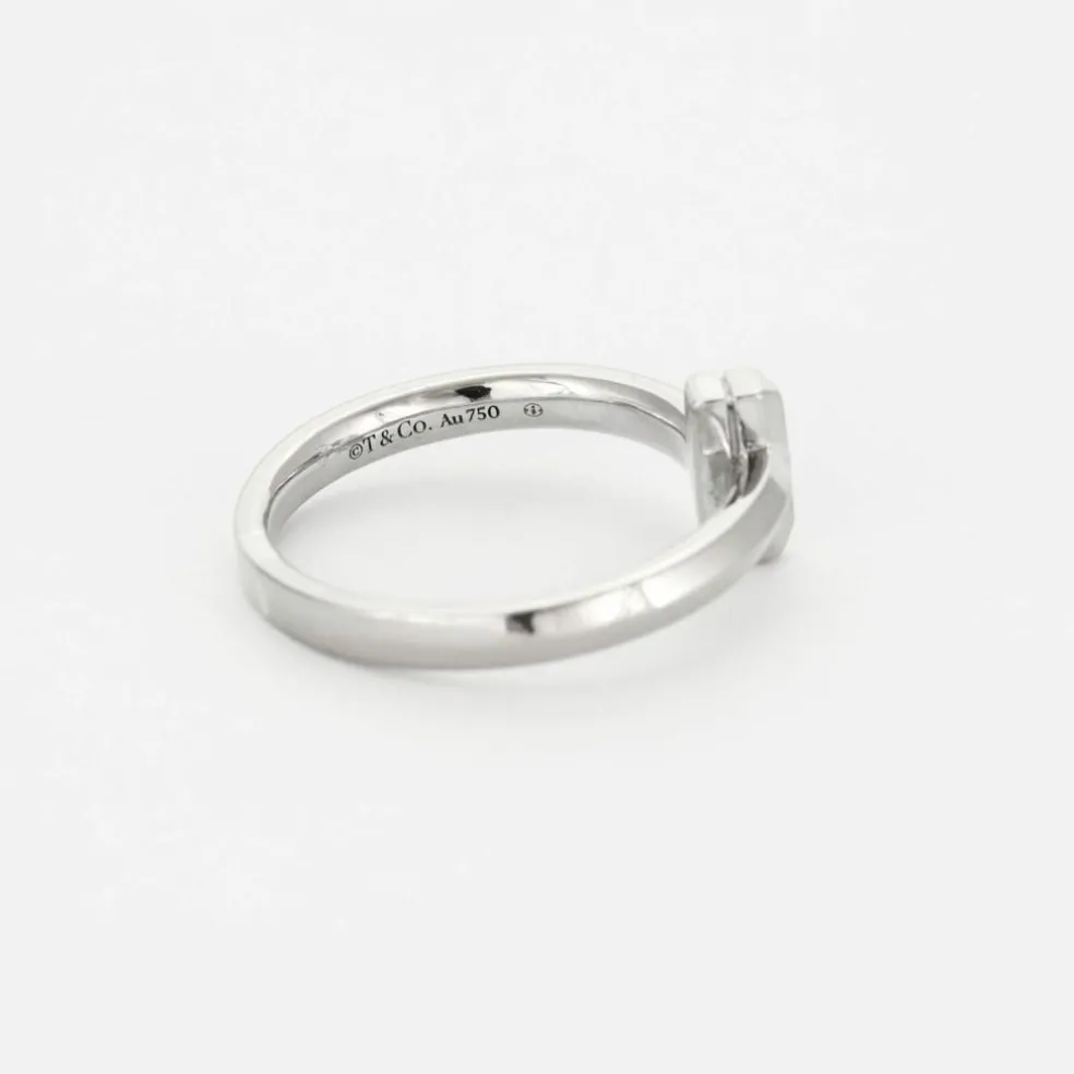 TIFFANY & CO - T1 - Bague en Or blanc et Diamants