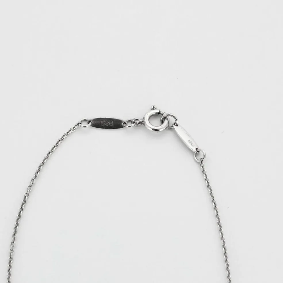 TIFFANY & ELSA PERETTI - Open Heart- argent, onyx, rhodonite et calcédoine