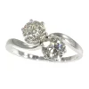 toi et moi diamond ring