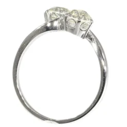 toi et moi diamond ring