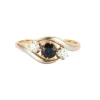 Trilogie saphir et diamants
