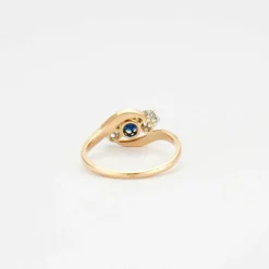 Trilogie saphir et diamants