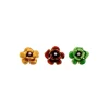 Trio de broches en or jaune