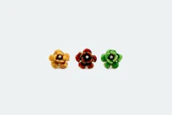 Trio de broches en or jaune