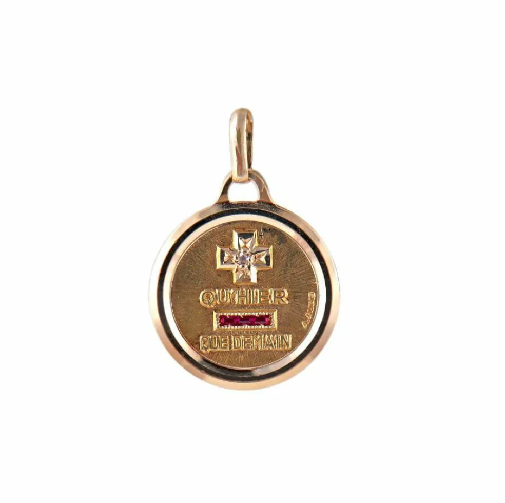 Une médaille amour A. Augis petit modèle 1,36 grammes