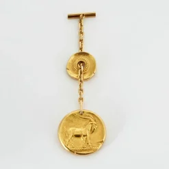 VAN CLEEF & ARPELS - GEORGE L'ENFANT - Médaille Zodiaque Capricorne or jaune