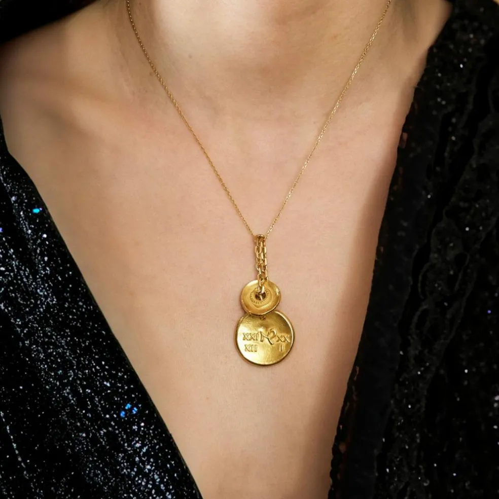VAN CLEEF & ARPELS - GEORGE L'ENFANT - Médaille Zodiaque Capricorne or jaune