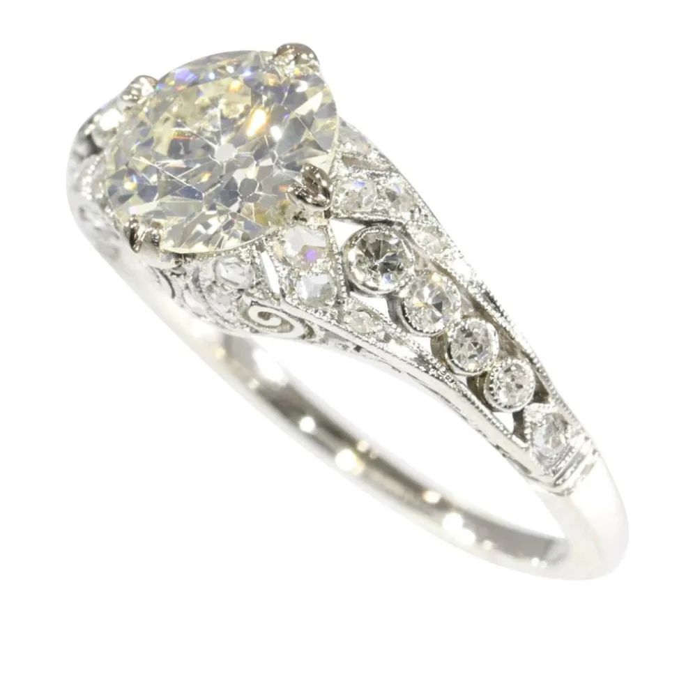 Vintage Art Déco 1910 Edwardian Diamond Ring