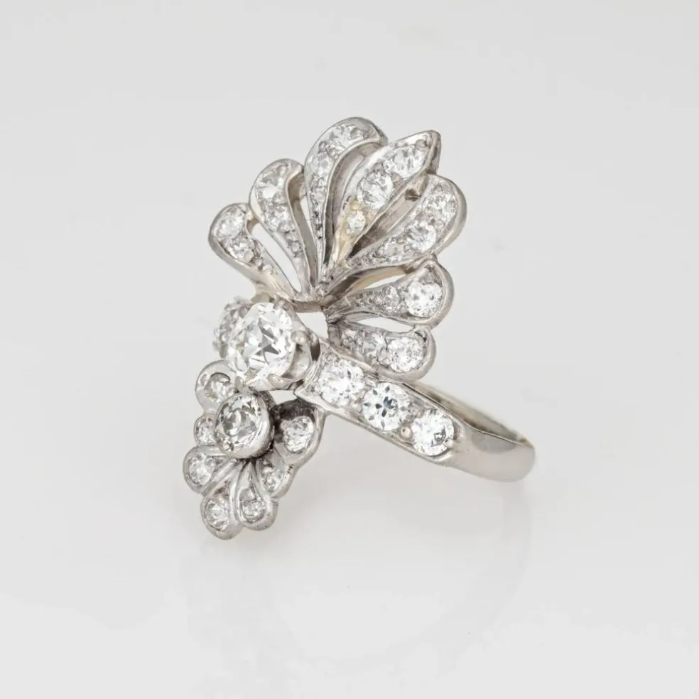 Vintage Art Déco 1ct diamond ring