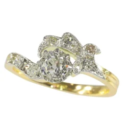 Vintage, Bague diamant