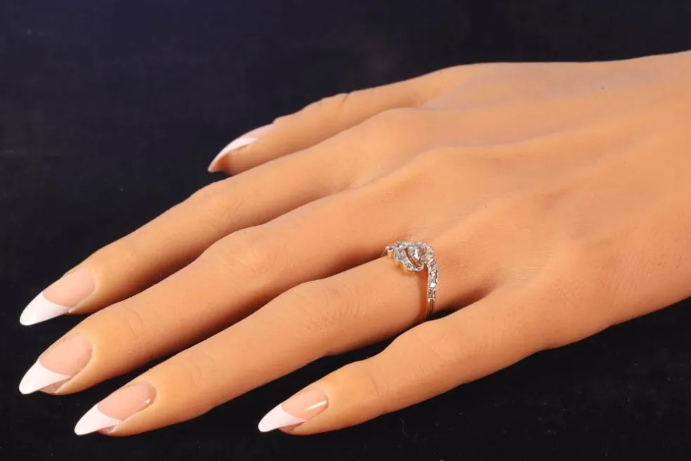 Vintage, Bague diamant