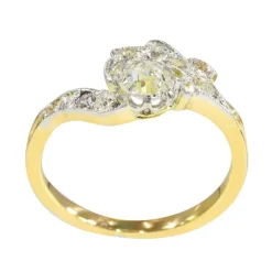 Vintage, Bague diamant