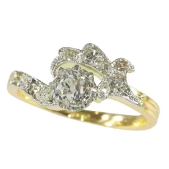 Vintage, Bague diamant