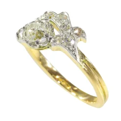 Vintage, Bague diamant