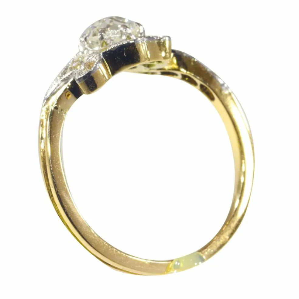 Vintage, Bague diamant