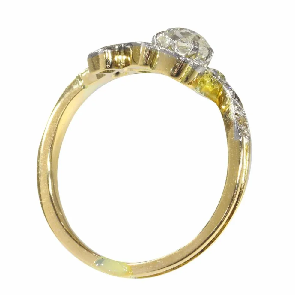 Vintage, Bague diamant