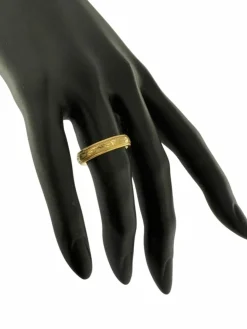 Wellendorff, bague cinétique en or jaune, émail et diamants
