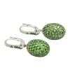 WERTER - Boucles d'oreilles en or et Tzavorites