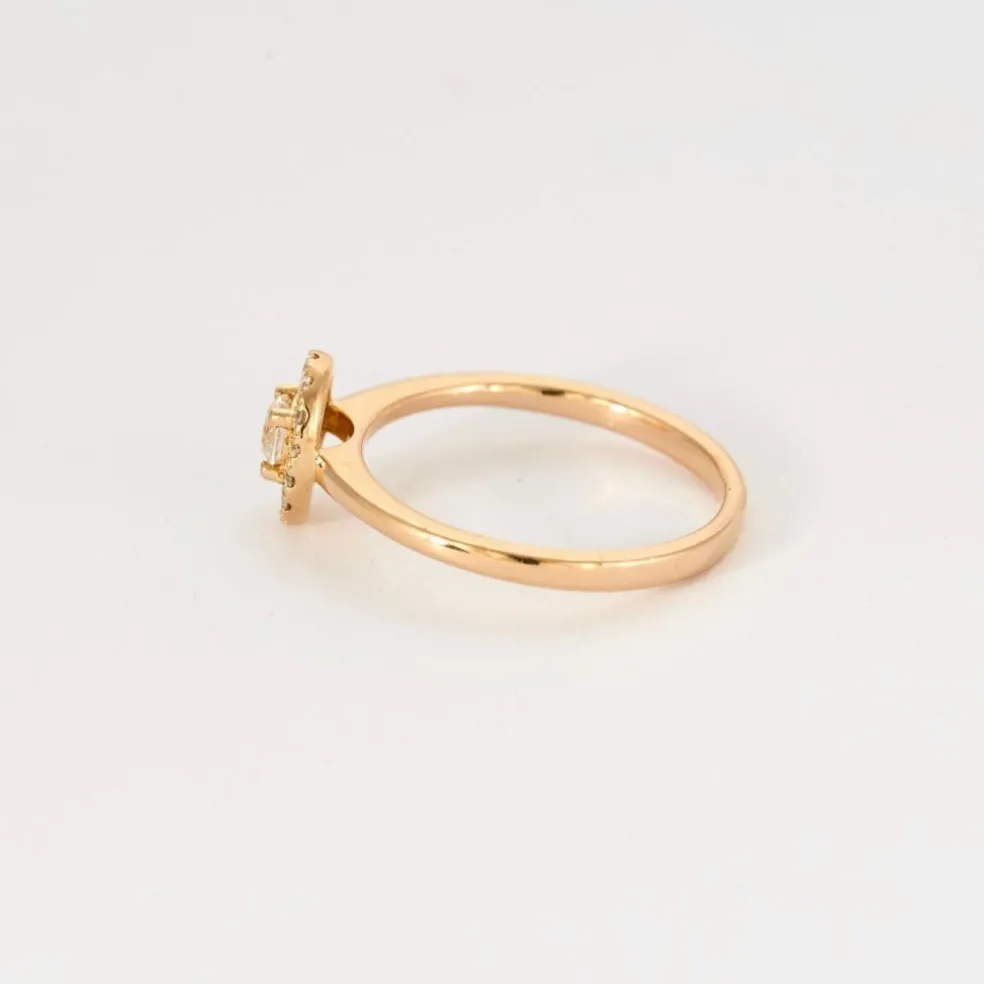 ZEINA - Bague Or rose et Diamants